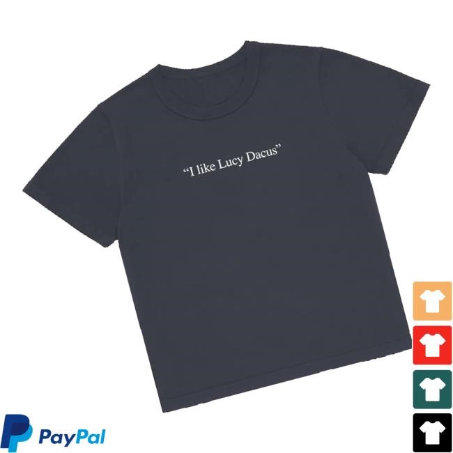 Lucy Dacus Official Store Merch I Like Lucy Dacus X Everybody.World Slate Hoodie Sweatshirt