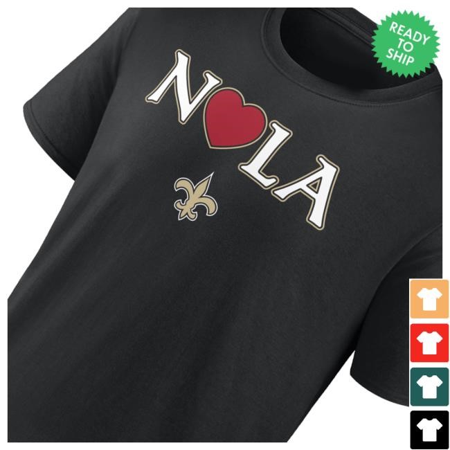 New Orleans Saints Heart Nola Hoodie