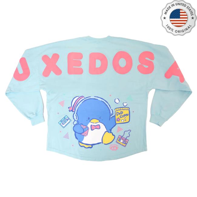 Official Sanrio Apparel Clothing Merch Store Shop Tuxedosam Japanla Retro Spirit Attractive Hoodie