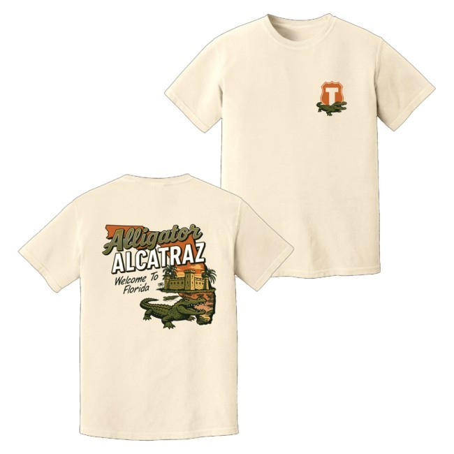 The Officer Tatum Store Alligator Alcatraz Tee Shirt