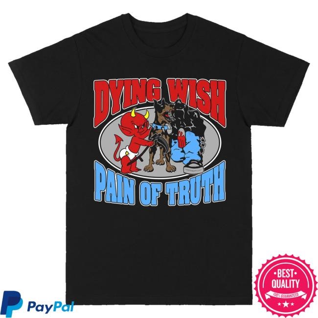 Dying Wish Merch Store Survival Through Blood Tee Shirt