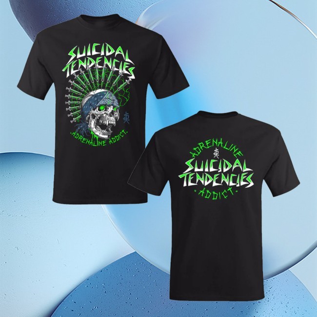 Suicidal Tendencies Store Tsaa Adrenaline Addict Long Sleeve Shirt