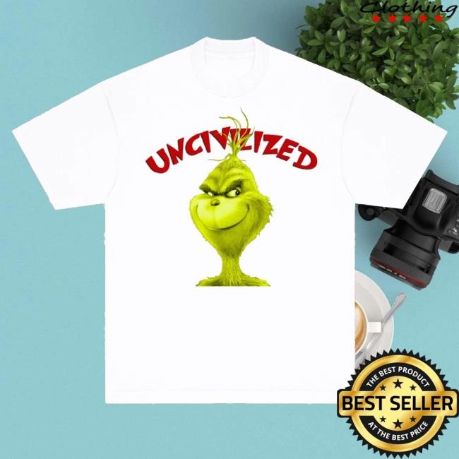 Official Uncivilized Store Uncivilized Grinch Hoodie Sweatshirt