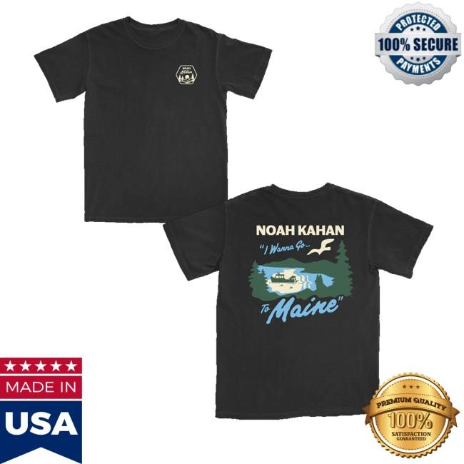 Noah Kahan Merch Maine Fishing Shirt