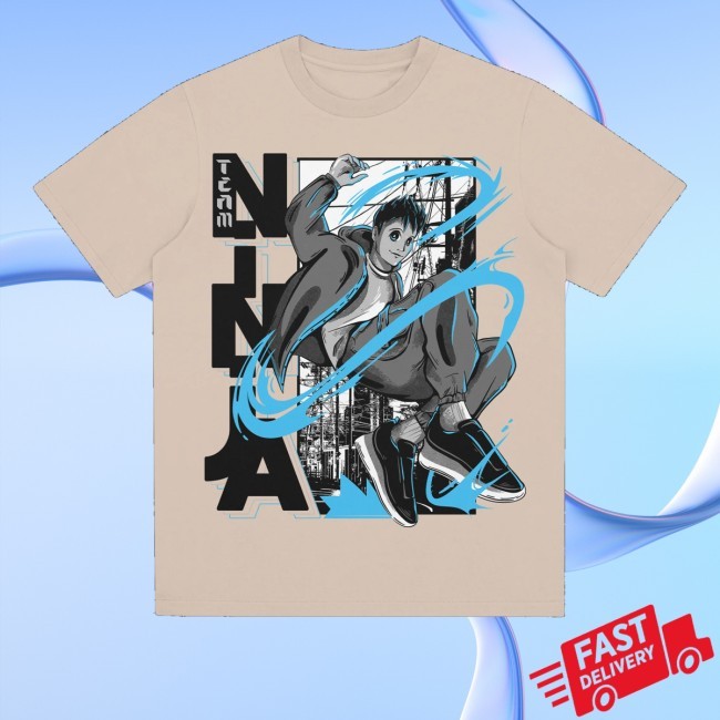Anime '25 V2 Sand Hooded Sweatshirt Team Ninja Merch Store