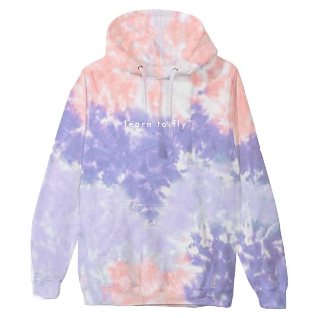 Official Merch Bar Surfaces Store Learn To Fly - Tie Dye Popover Hoodie MerchBar Shop
