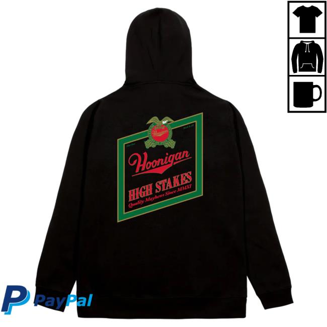 Official Hoonigan Merch Store Shop Hoonigan High Stakes Sweatshirt Hoonigan Apparel Clothing