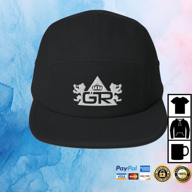 Gravitasrecordings Merch 5 Stars 5 Panel Camper Hat