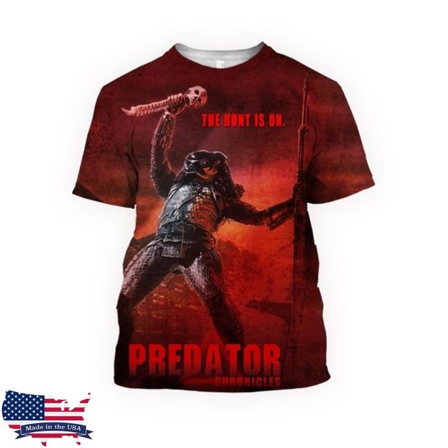 Official Summer 3D Print Predator Funny Men's Hoodie