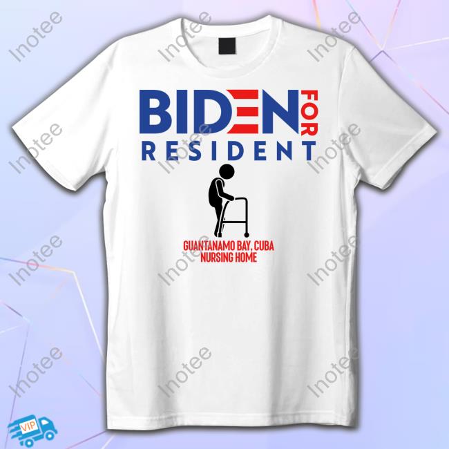 Biden For Resident At Guantanamo Bay Nursing Home Hooded Sweatshirt