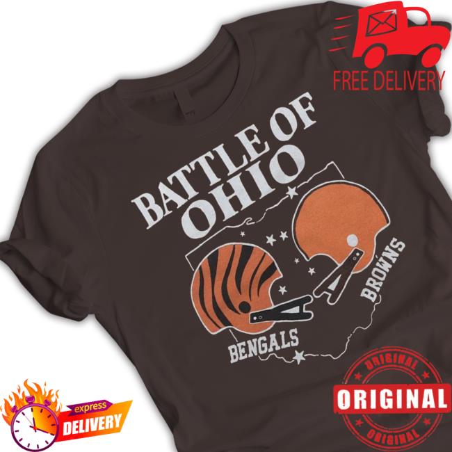 Battle Of Ohio Bengals And Browns Hooded Sweatshirt