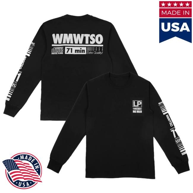 Macmillerswebsite Merch 71 Min Long Sleeve Long Sleeve Shirt