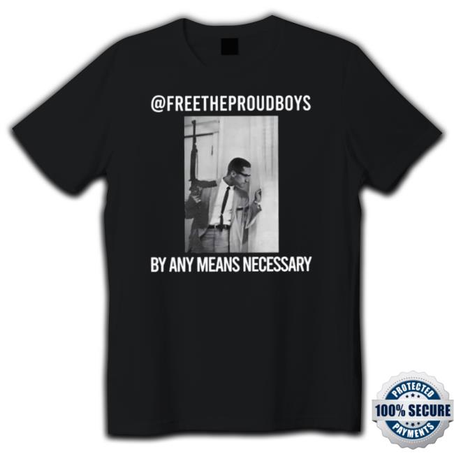 Enrique Tarrio Ethnicity By Any Means Necessary Freetheproudboys Funny T Shirt