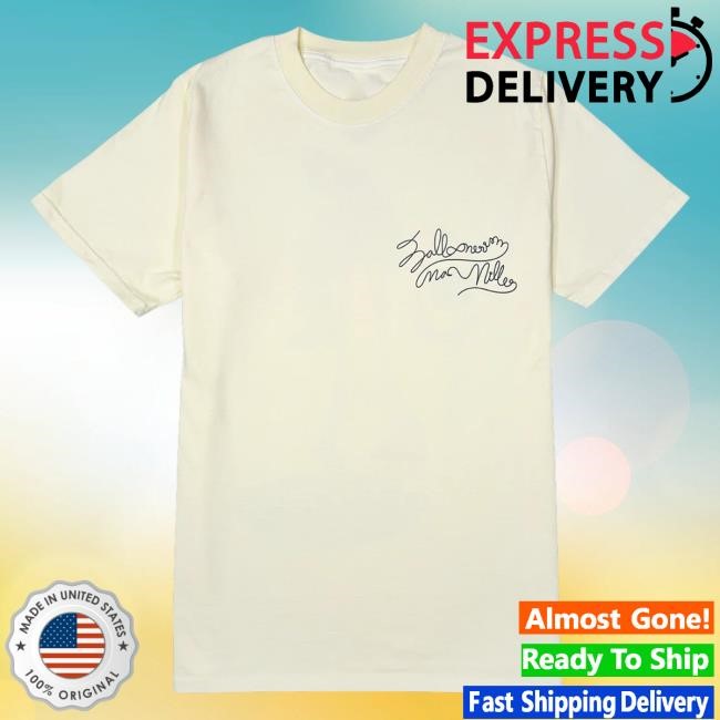 Mac Miller Official Merch Balloonerism Collage New Shirt