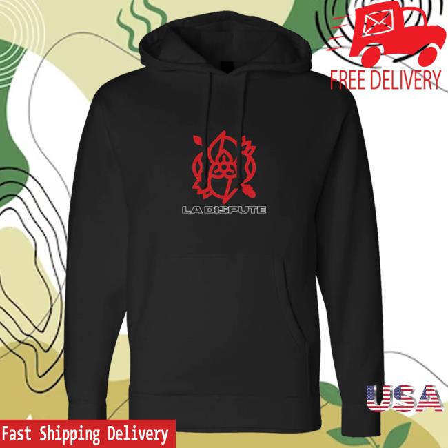 Official Hello Merch Logo Black Hooded Sweatshirt HelloMerch LaDispute
