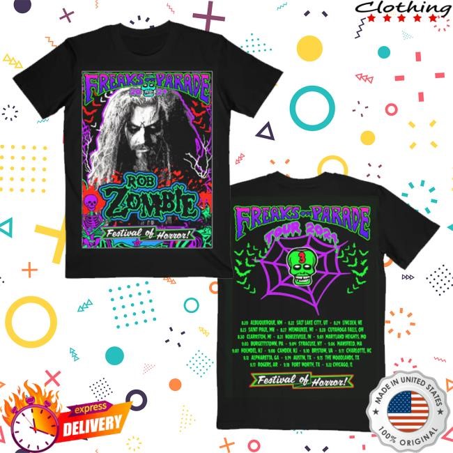 Rob Zombie Merch Store Festival Of Horror 2024 Itin Funny Shirt