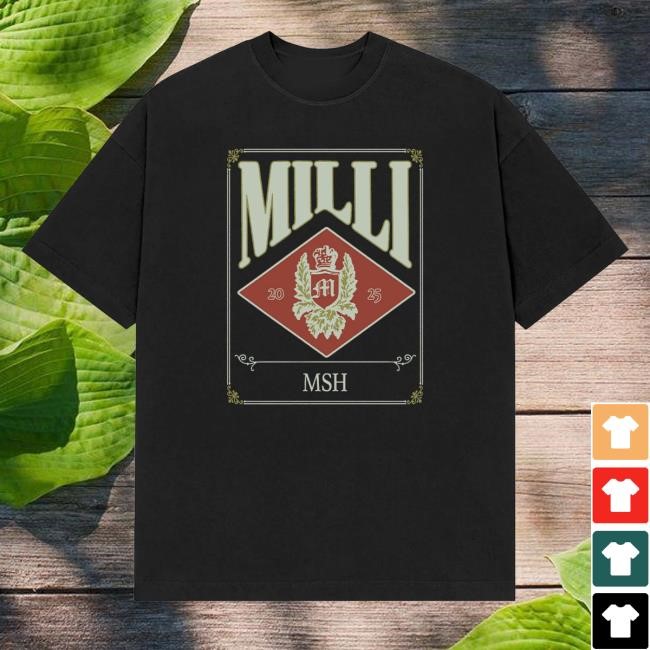 Nick Nayersina Merch Shop Store Official Milli Black Tee