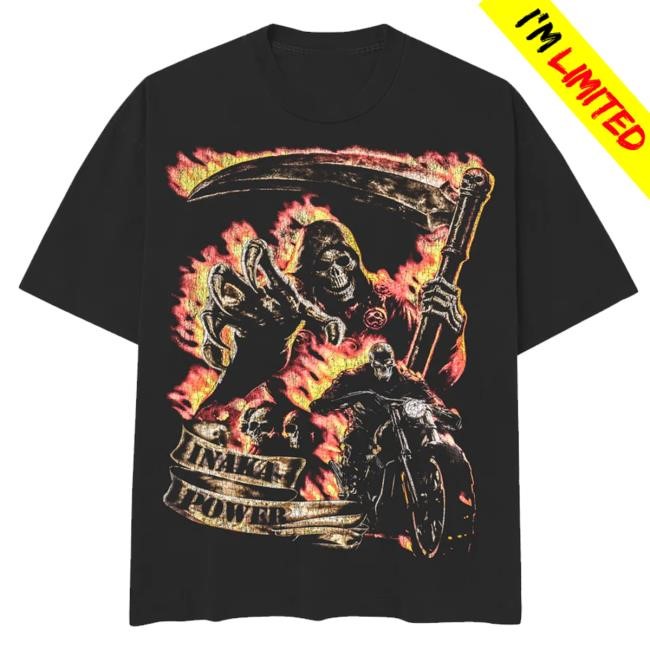Official Inaka Power Merch Inaka Road Reaper Tee - Black T-Shirt