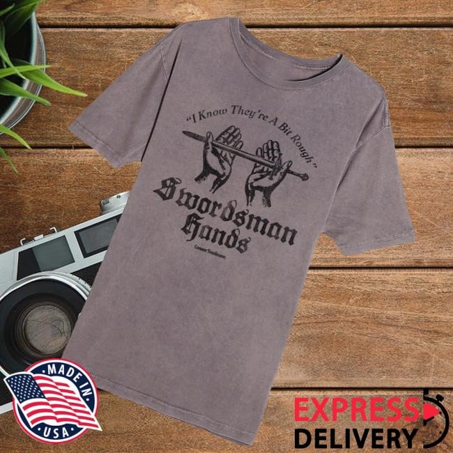 Connor Tomlinson Merch Store Swordsman Hands Vintage Sweatshirt