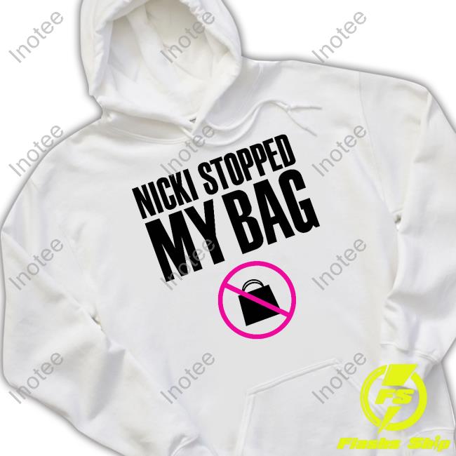 Nicki Minaj Nicki Stopped My Bag Tee Shirt