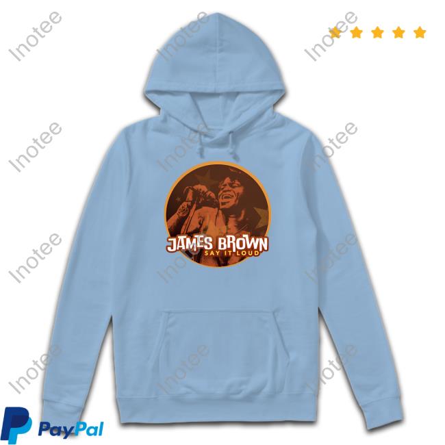 Jamesbrown Shop Say It Loud Stars Long Sleeve T-Shirt