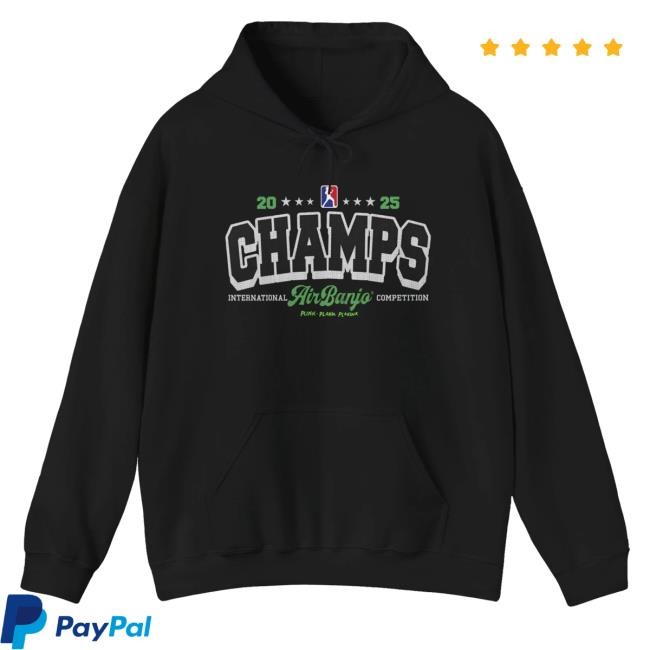 Official Badmagic Productions Air Banjo Champs B&T Hoodie, Sweatshirt