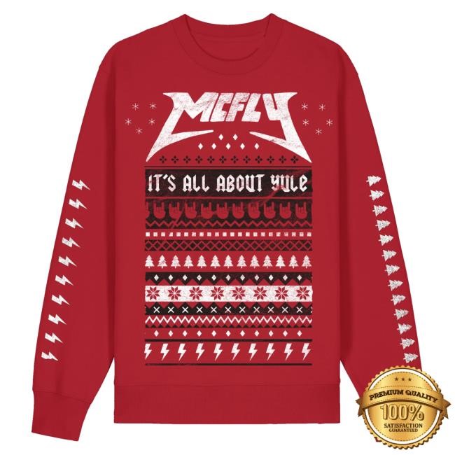 Mcfly Merch Store It's All About Yule Red T-Shirt