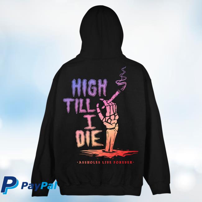 Official Linda Finegold Merch Store Stop High Till I Die Long Sleeve Shirt Black Lindafinegold Clothing Shop