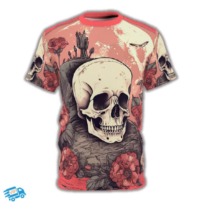 Skull Showcase 3D T-Shirt, Costume Halloween Cosplay 3D T-Shirt, Halloween Costume For Family Group Hoodie