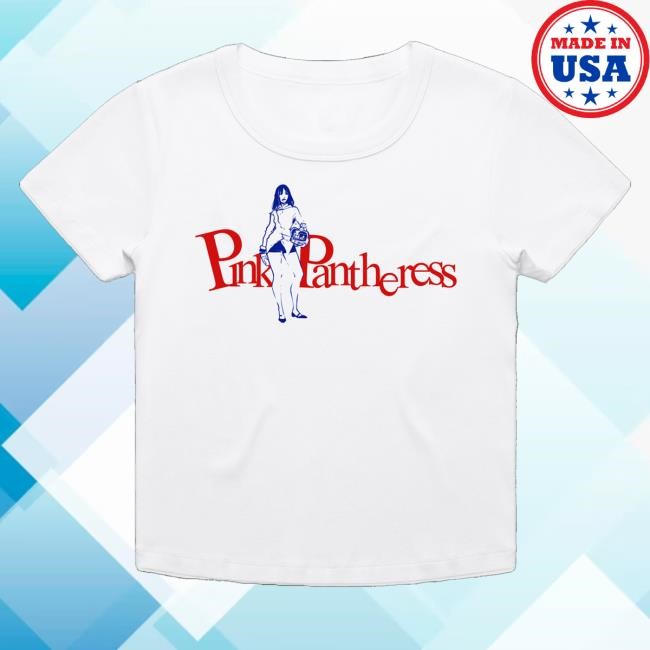 Official Pink Pantheress Merch Fancy That Baby Tee White