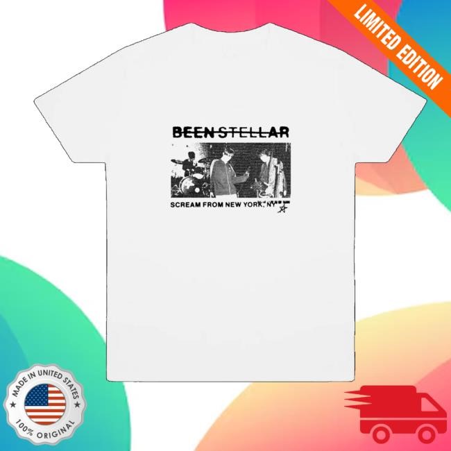 Dirty Hit Merch Been Stellar White Tour Sweater