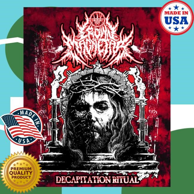 Official Indiemerchstore Merch Crown Magnetar Decapitation Ritual Tie Dye Tee