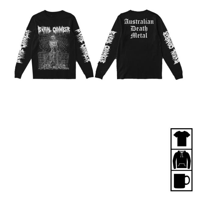 Burialchamber Merch Store Shop Burial Chamber Australian Death Metal Sweatshirt