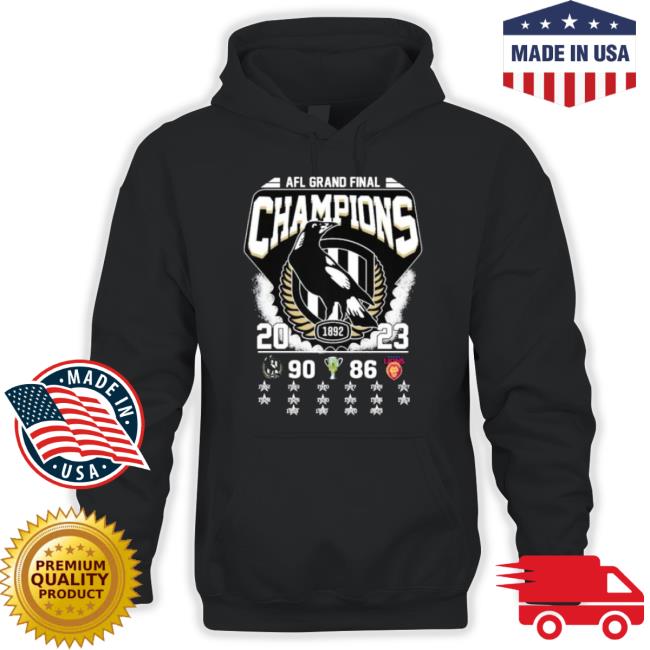 Trending Afl Grand Final Champions 2023 Collingwood Magpies 90-86 Brisbane Lions Classic Shirt