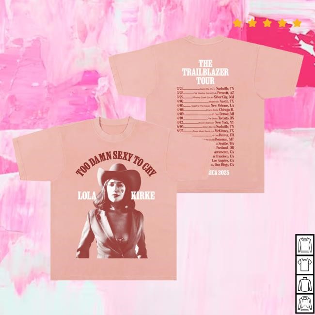 Lola Kirke Merch Store 2 Damn Sexy Tour Short Sleeve Tee