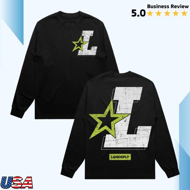 Trending Lgndsupplyco Merch Store Lime Star Long Sleeve T-Shirt