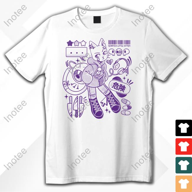 Scratch Little Kitten T Shirt Theyetee Store