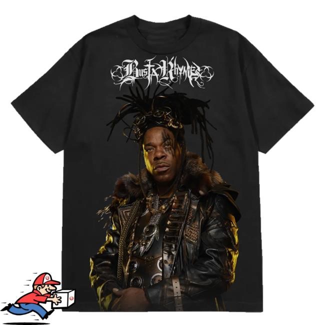Official Busta Rhymes Universe Merch Blockbusta - T Shirt Black T-Shirt