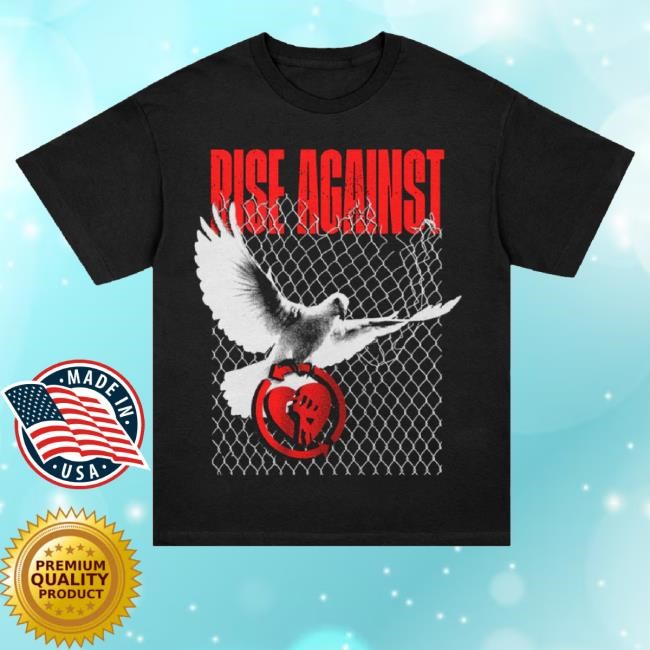 Trending Rise Against Merch Caged Dove New Shirt (Black)