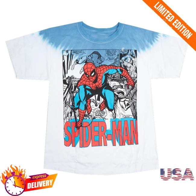 Official Steal Deal Merch Spiderman Tie Dye New Shirt