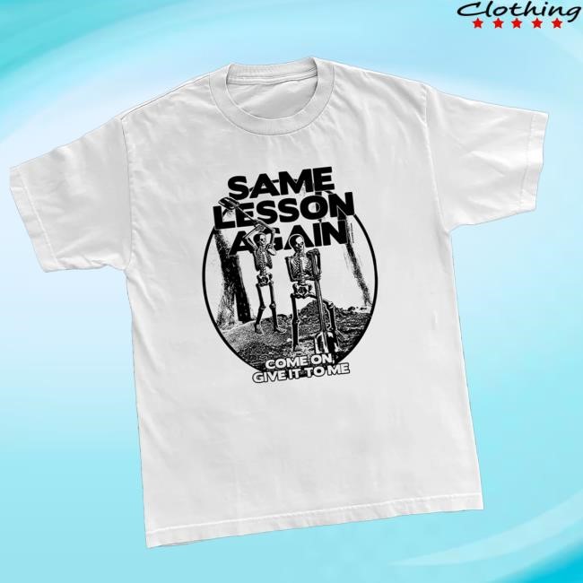 Trending Paramore Merch Store Same Lesson Again / Thick Skull Crewneck Sweatshirt