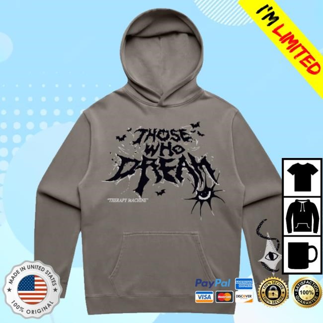 24Hundred Merch Those Who Dream Faded Grey Long Sleeve Shirt