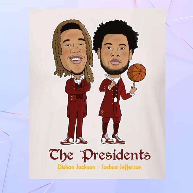 Cyclone Fanatic Shop The Presidents - Dishon Jackson And Joshua Jefferson T-Shirt, Hoodie, Tank Top, Sweater And Long Sleeve T-Shirt
