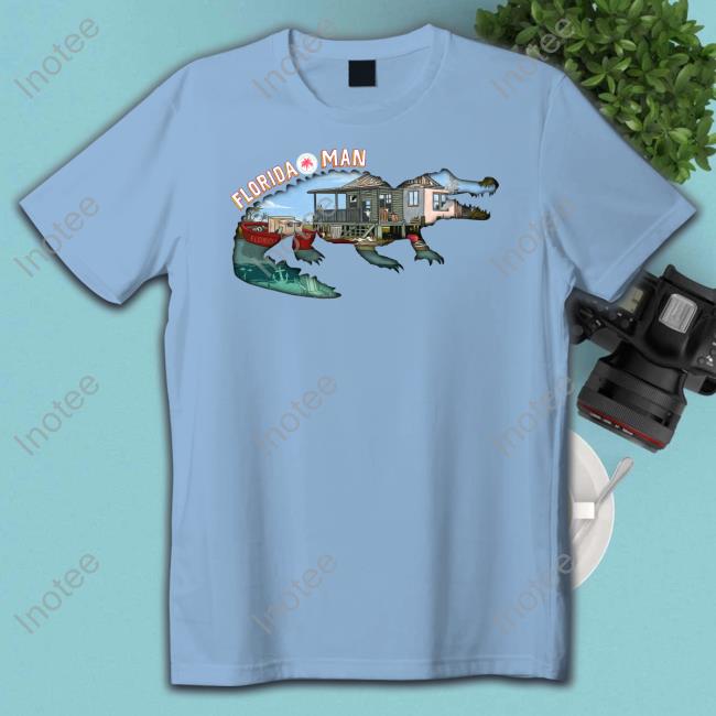 Floridamanswag Store Florida Man Gator Boat Nft T Shirt