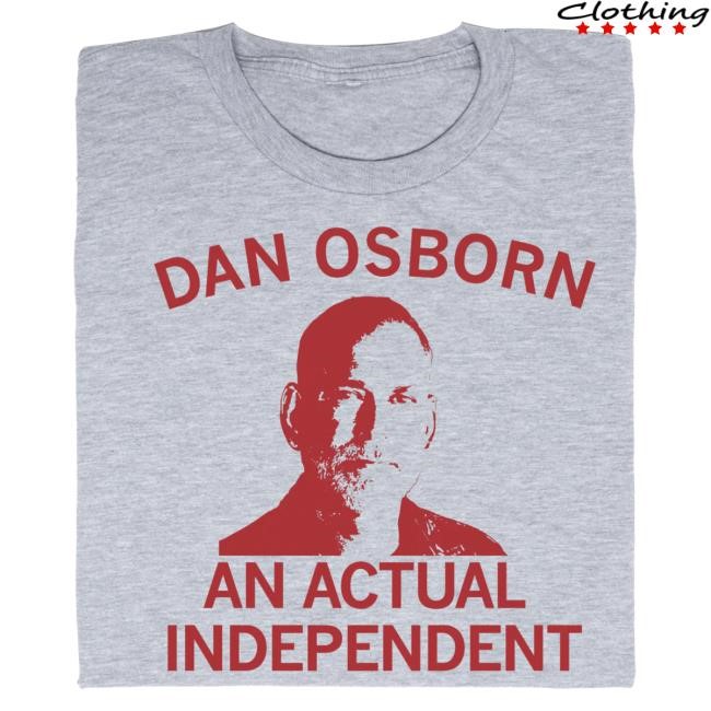 Official Raygun Merch Dan Osborn An Actual Independent Shirt