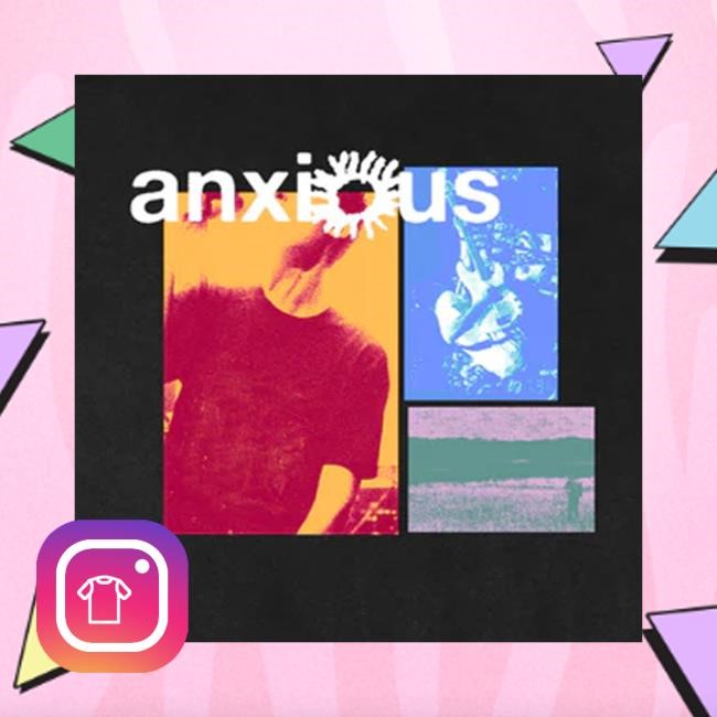 Anxious Merch Store Collage Hoodie