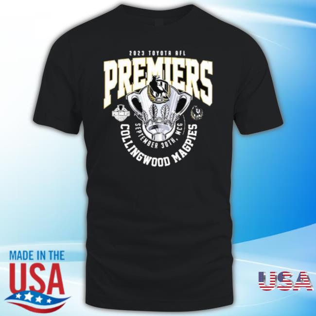 Trending 2023 Toyota Afl Premiers Collingwood Magpies September 30Th Mcg New Shirt