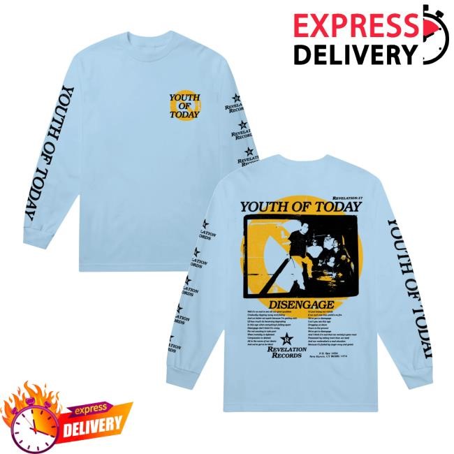Merchnow Merch Youth Of Today Disengage Shirt