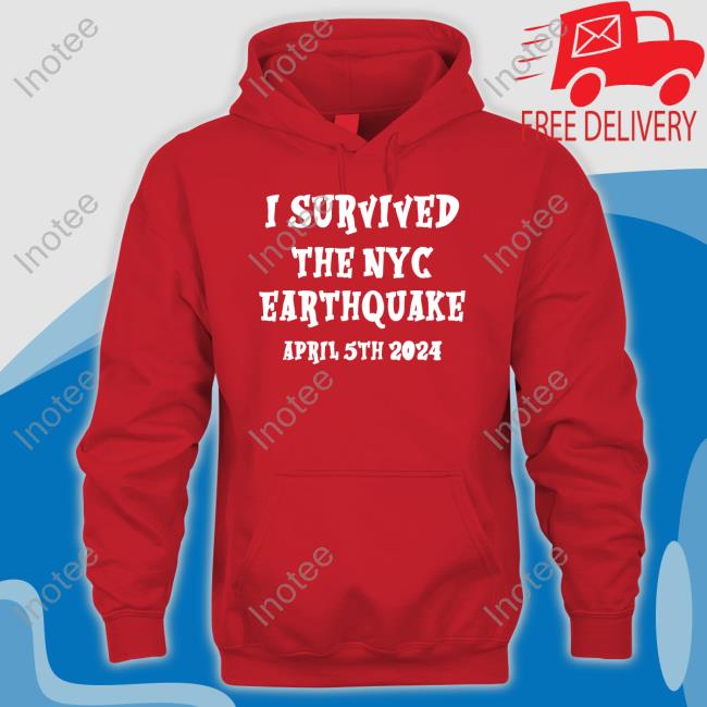 The New Jersey, New York City Earthquake Hoodie The New Jersey, New York City Earthquake T-Shirt