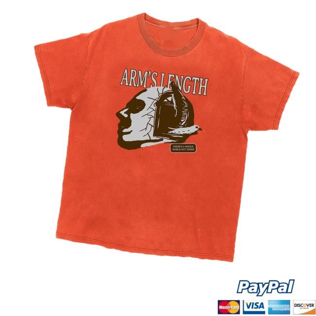 Purenoise Merch Store Shop Arm's Length There's A Whole World Out There Orange New Shirt
